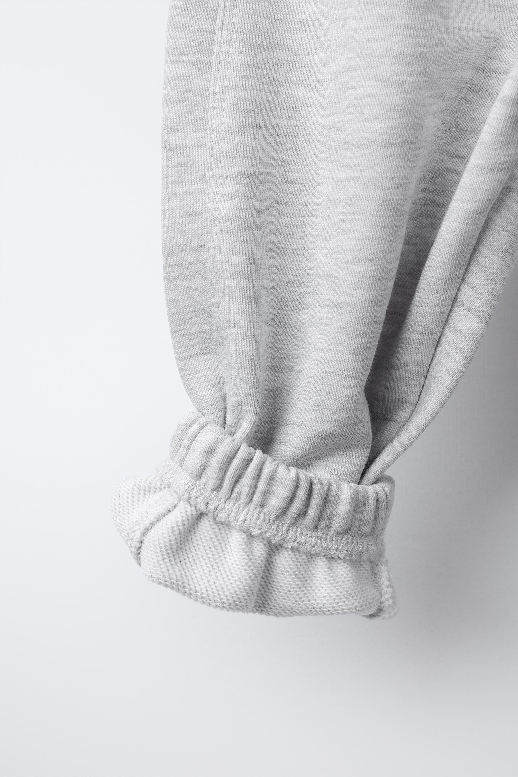 TWO-PACK OF PLUSH JOGGER PANTS WITH LABEL